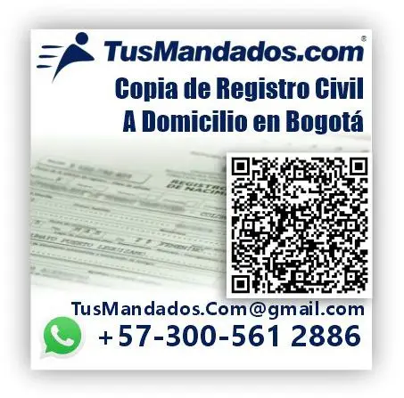 Copias de Reigstro Civil a Domicilio
