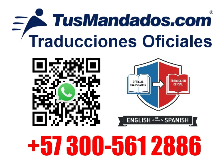 Traducción oficial inglés a español y de español a inglés en Colombia – TusMandados